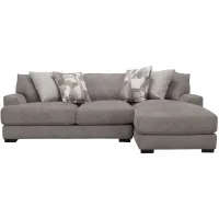 Carter 2-pc. Sectional in Brown, Beige, Gray, Off-White by Bellanest