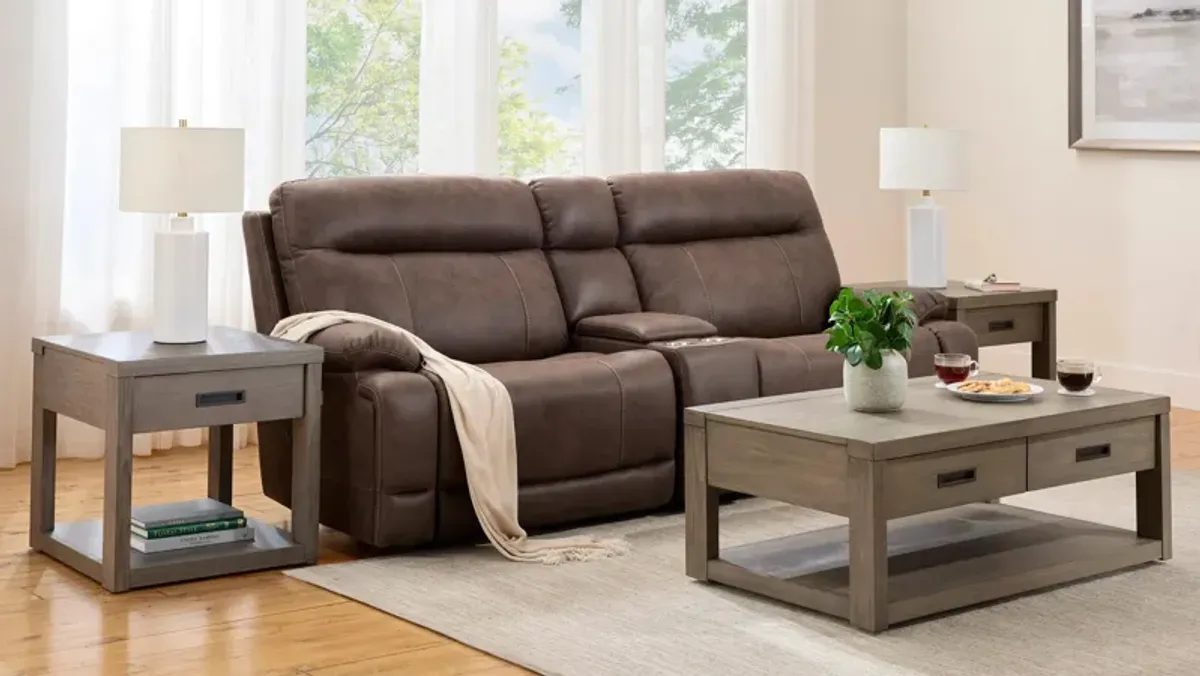 Gates 3-pc. Dual Power Console Loveseat