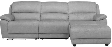 Marley 3-pc. Power Sectional in Gray by Bellanest