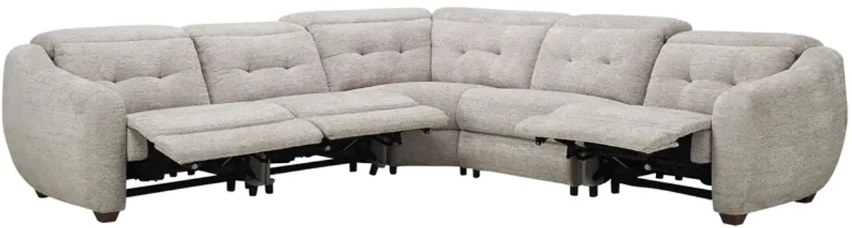 Carson 5-pc. Dual Power Reclining Sectional