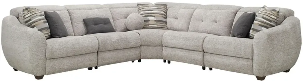 Carson 5-pc. Dual Power Reclining Sectional