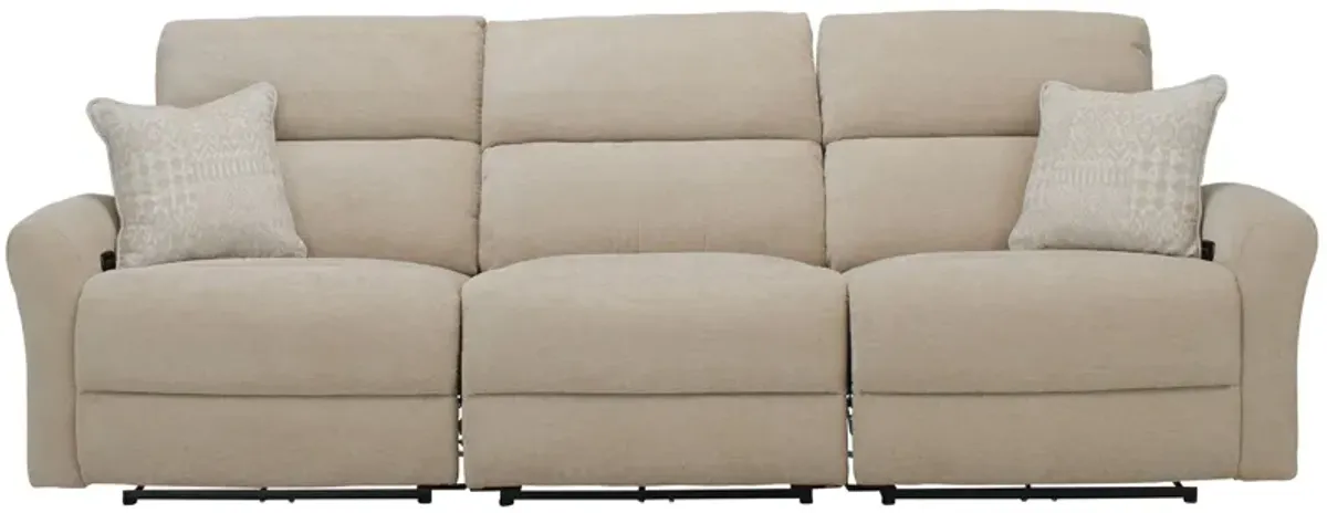 Fletcher 3-pc. Power Sofa w/ Power Headrests in Shambala Porcelain by Bellanest