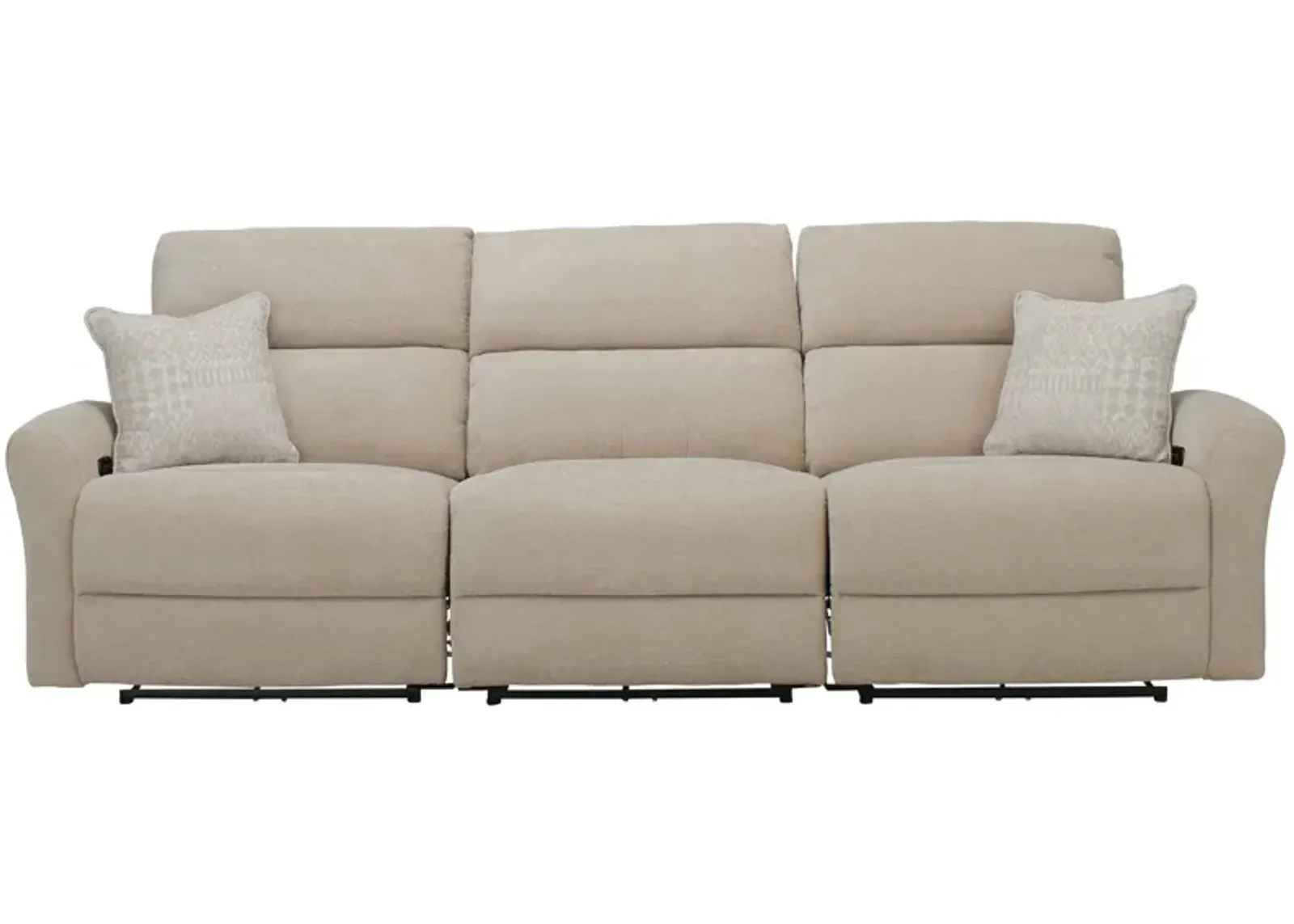 Fletcher 3-pc. Power Sofa w/ Power Headrests in Shambala Porcelain by Bellanest