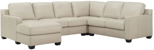 Anaheim Leather 4-pc. Sectional