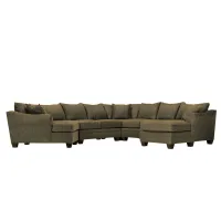Foresthill 5-pc. Right Hand Facing Sectional Sofa in Sugar Shack Cafe by H.M. Richards