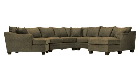 Foresthill 5-pc. Right Hand Facing Sectional Sofa in Sugar Shack Cafe by H.M. Richards