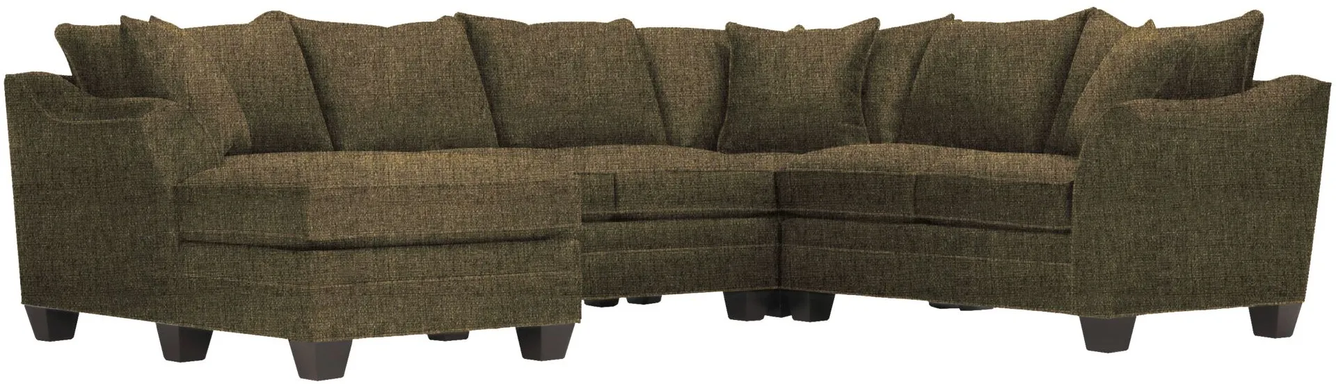 Foresthill 4pc. Left Hand Chaise Sectional Sofa in Sugar Shack CafÃ
