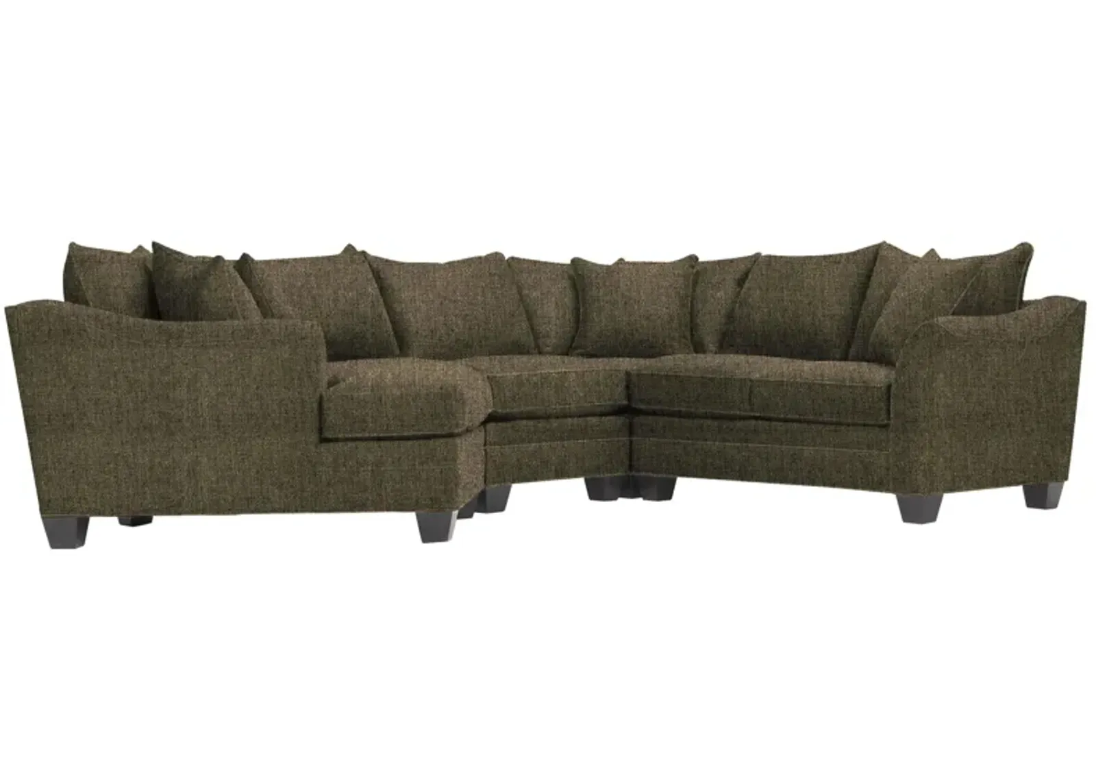 Foresthill 4-pc. Left Hand Cuddler Sectional Sofa in Sugar Shack Cafe by H.M. Richards