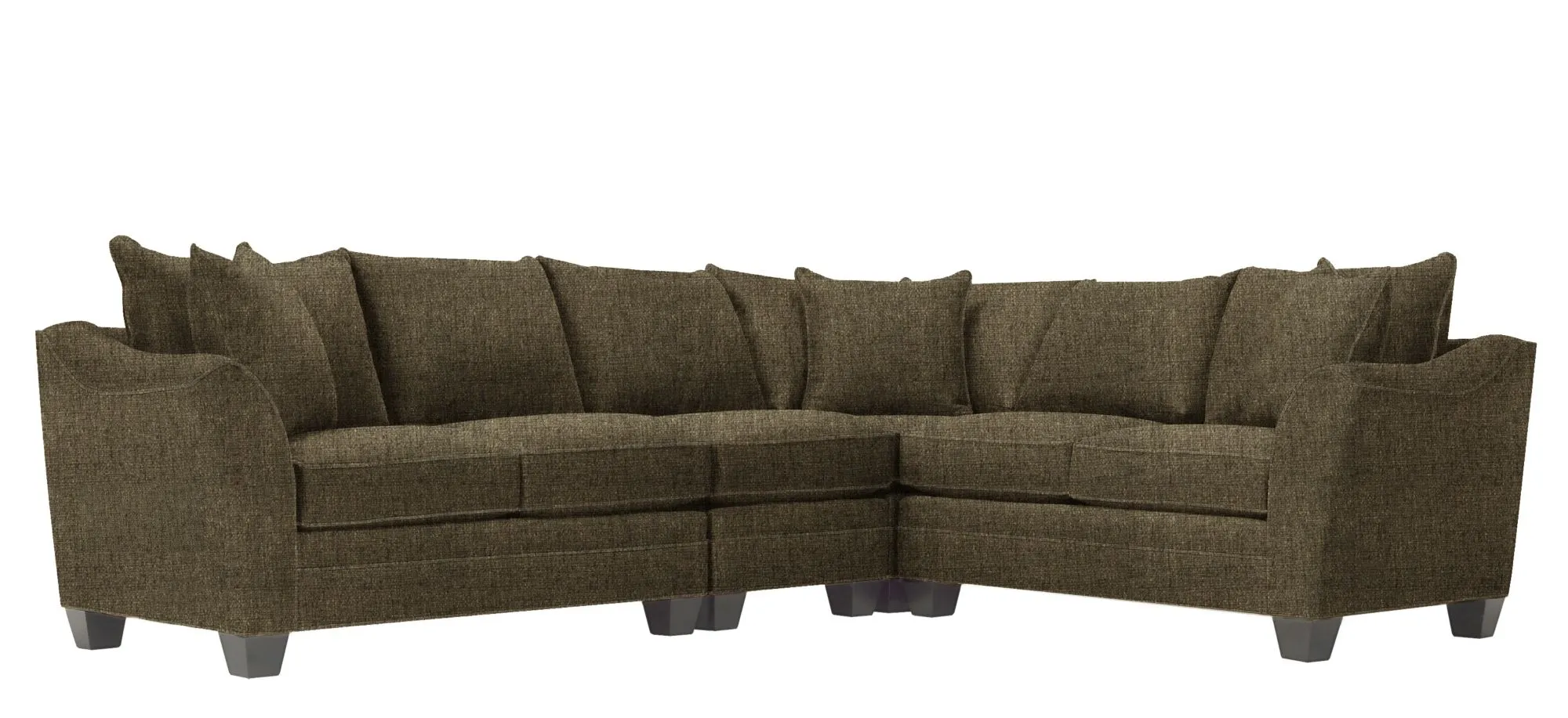 Foresthill 4-pc. Loveseat Sectional Sofa in Sugar Shack Cafe by H.M. Richards