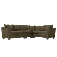 Foresthill 4-pc. Loveseat Sectional Sofa in Sugar Shack Cafe by H.M. Richards