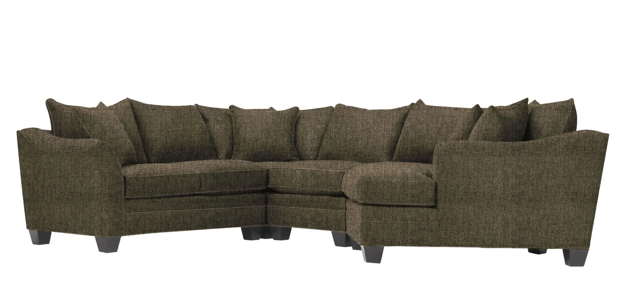 Foresthill 4-pc. Right Hand Cuddler Sectional Sofa in Sugar Shack Cafe by H.M. Richards