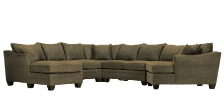 Foresthill 5-pc. Left Hand Facing Sectional Sofa in Sugar Shack Cafe by H.M. Richards