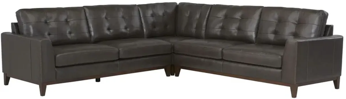 Wheaton Leather 3-pc. Sectional