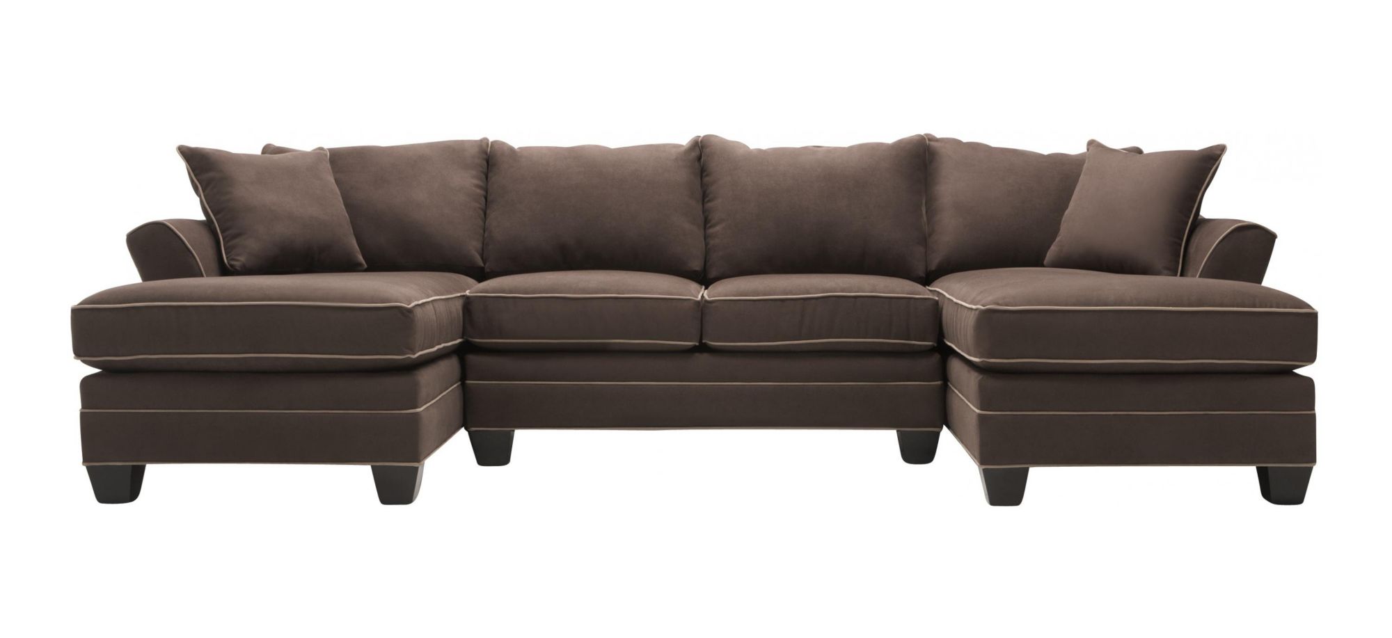 Foresthill 3pc. Symmetrical Chaise Sectional Sofa w/ Twin Sleeper