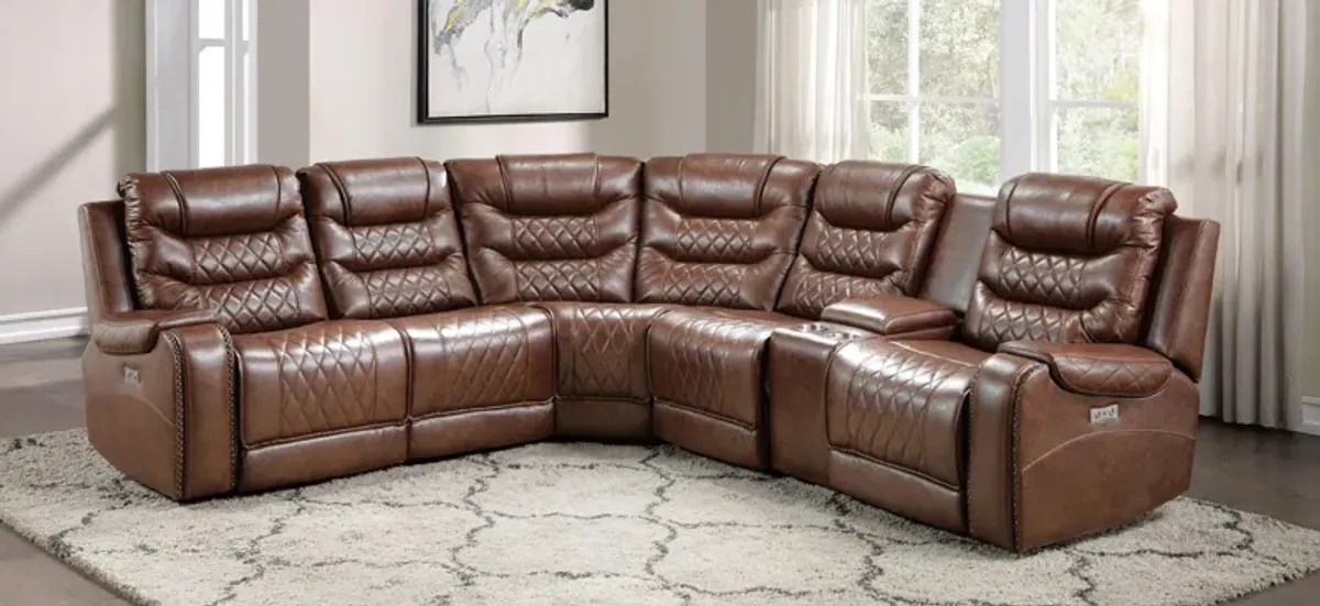 Greenway 6-pc. Modular Power Reclining Sectional Sofa