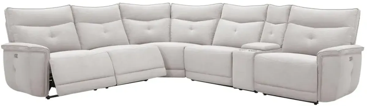 Graceland 6-pc. Sectional Sofa w/Power Headrests