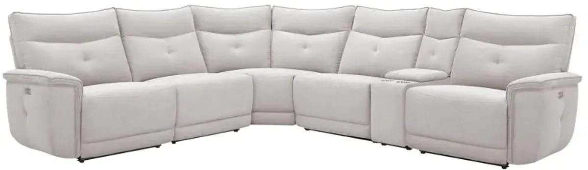 Graceland 6-pc. Sectional Sofa w/Power Headrests