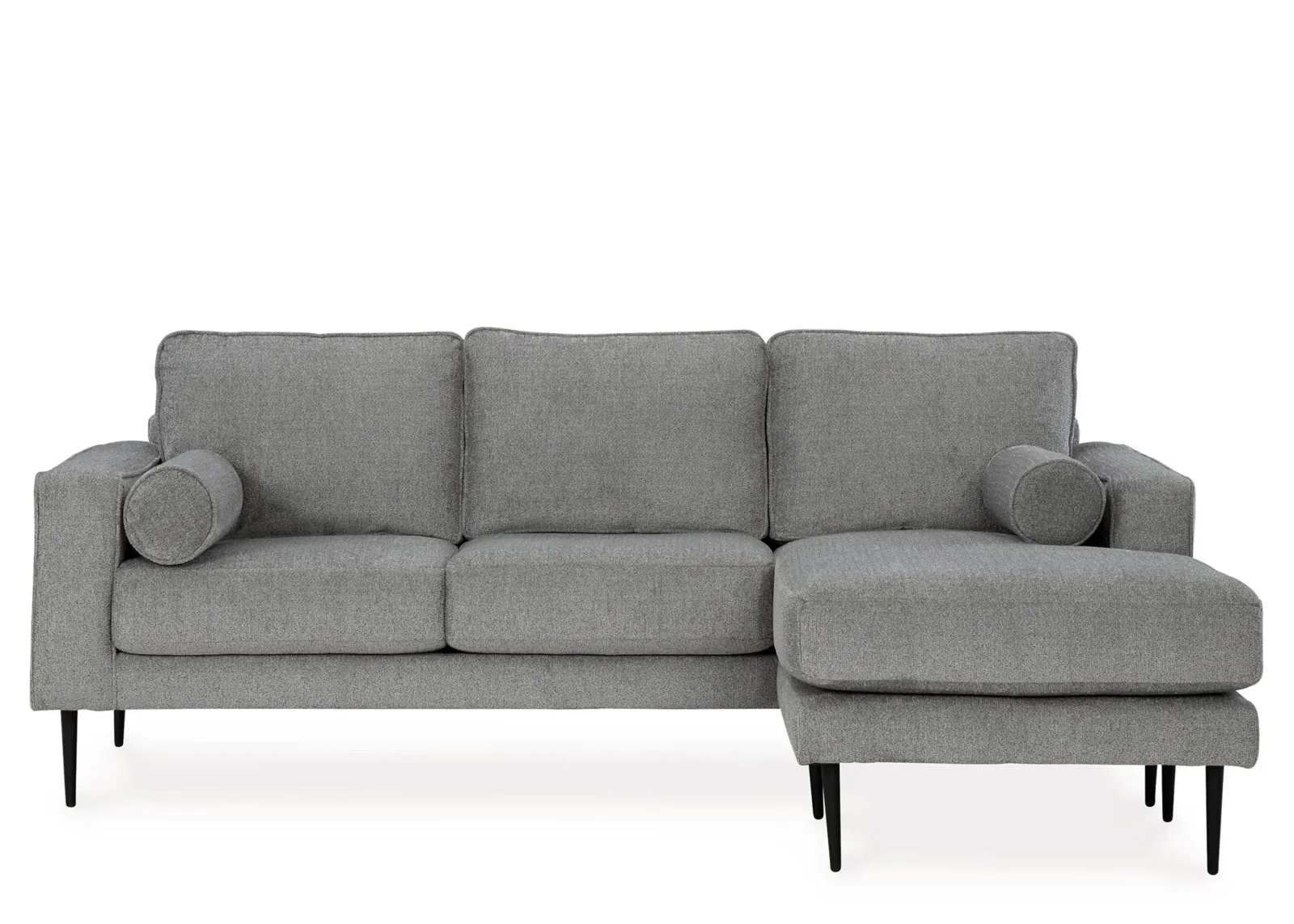 Hazela Sofa Chaise in Charcoal by Ashley Furniture