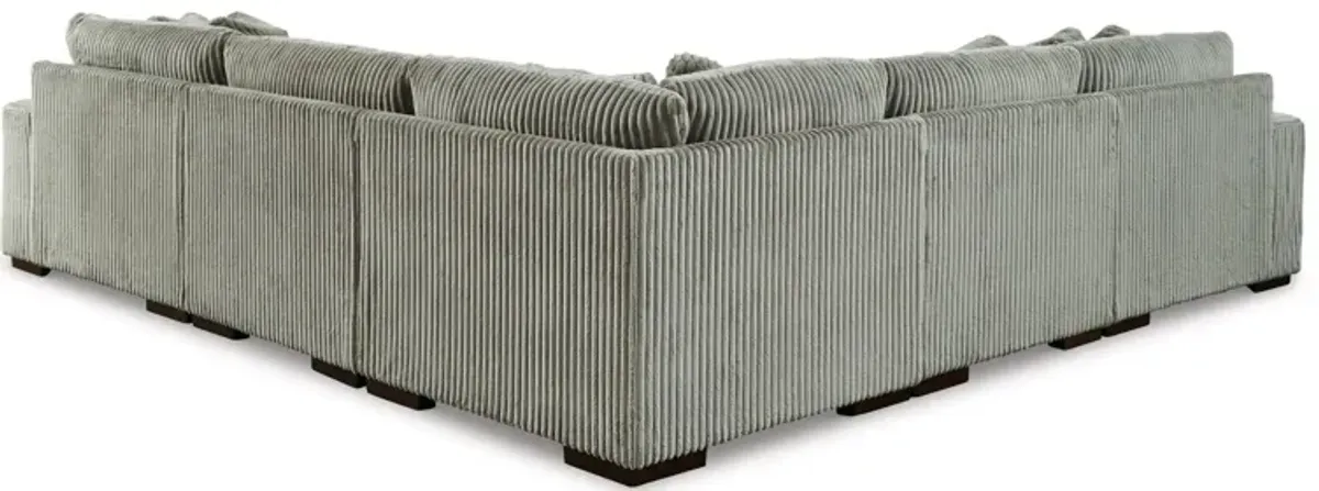 Lindyn 5-pc. Sectional with Chaise in Fog by Ashley Furniture