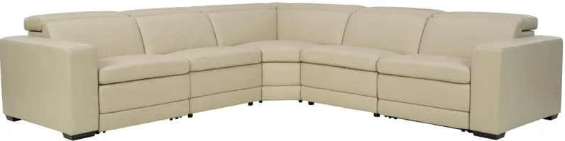 Texline 6-pc. Power Reclining Sectional in Sand by Ashley Furniture