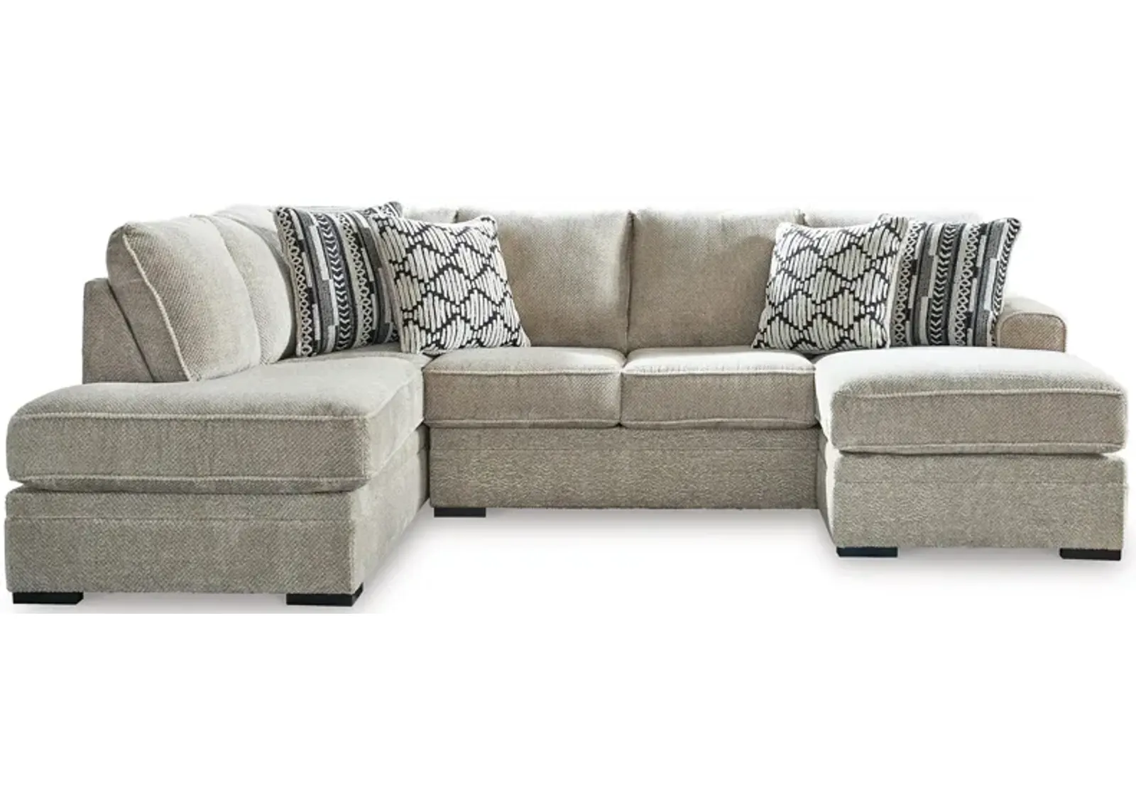 Calnita 2-pc. Sectional with Chaise in Sisal by Ashley Furniture