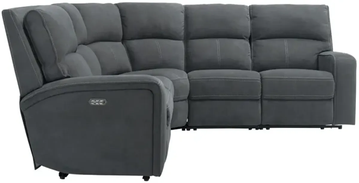 Ian 5-pc. Power Sectional w/ Power Headrest & Lumbar