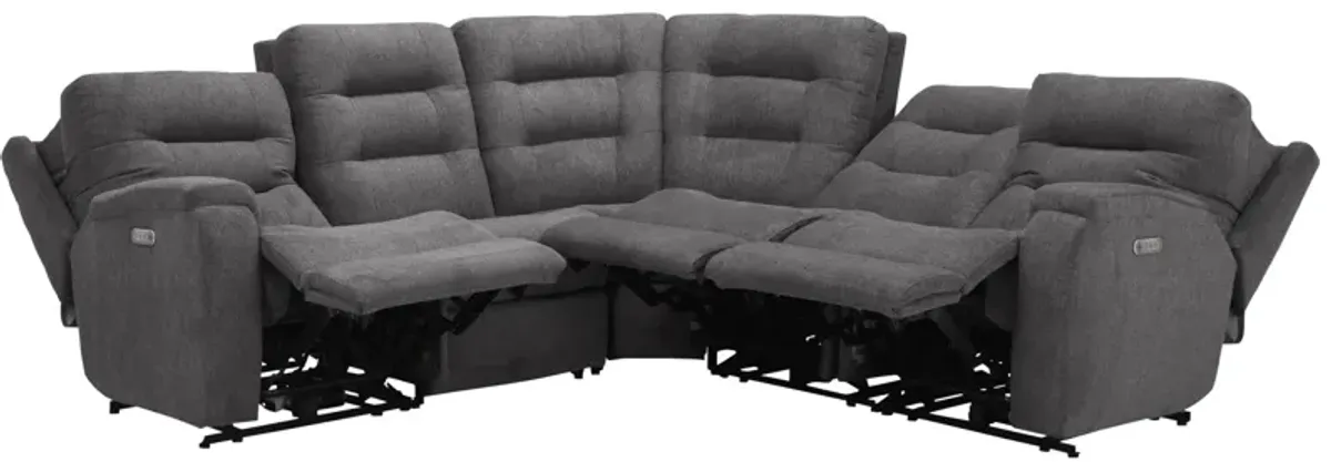 Halenbeck 5-pc. Triple Power Sectional