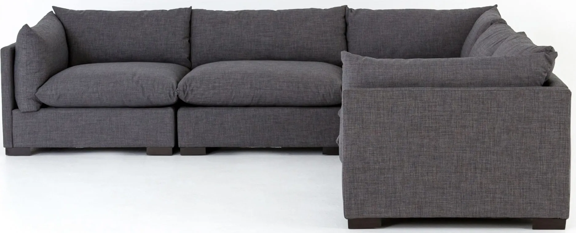 Westwood 5-pc. Modular Sectional Sofa in Bennett Charcoal by Four Hands