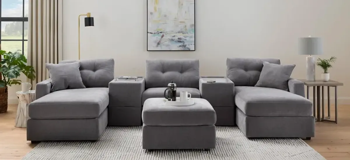 ModularOne 5-pc. Sectional w/One Power Console