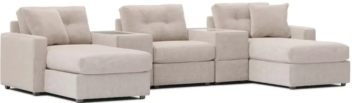 ModularOne 5-pc. Sectional in Stone by H.M. Richards