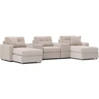 ModularOne 5-pc. Sectional in Stone by H.M. Richards