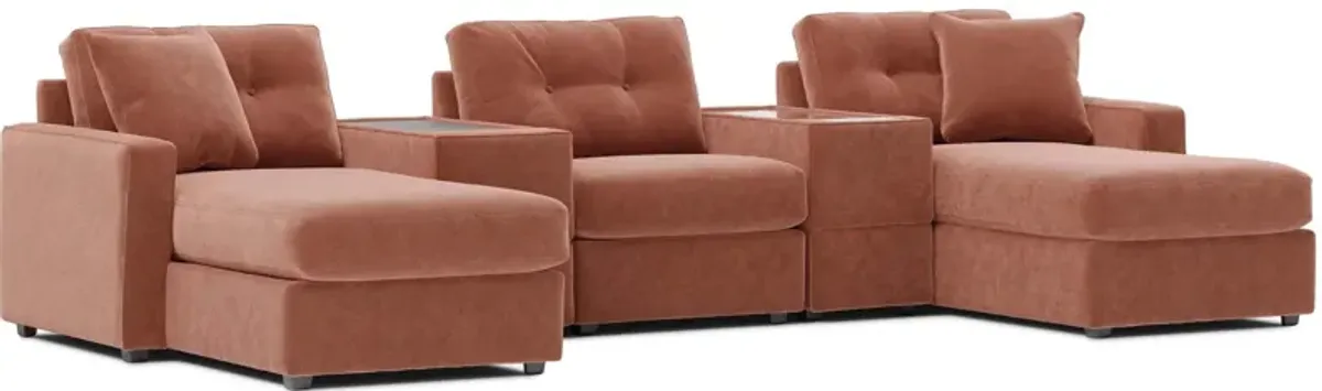 ModularOne 5-pc. Sectional in Cantaloupe by H.M. Richards