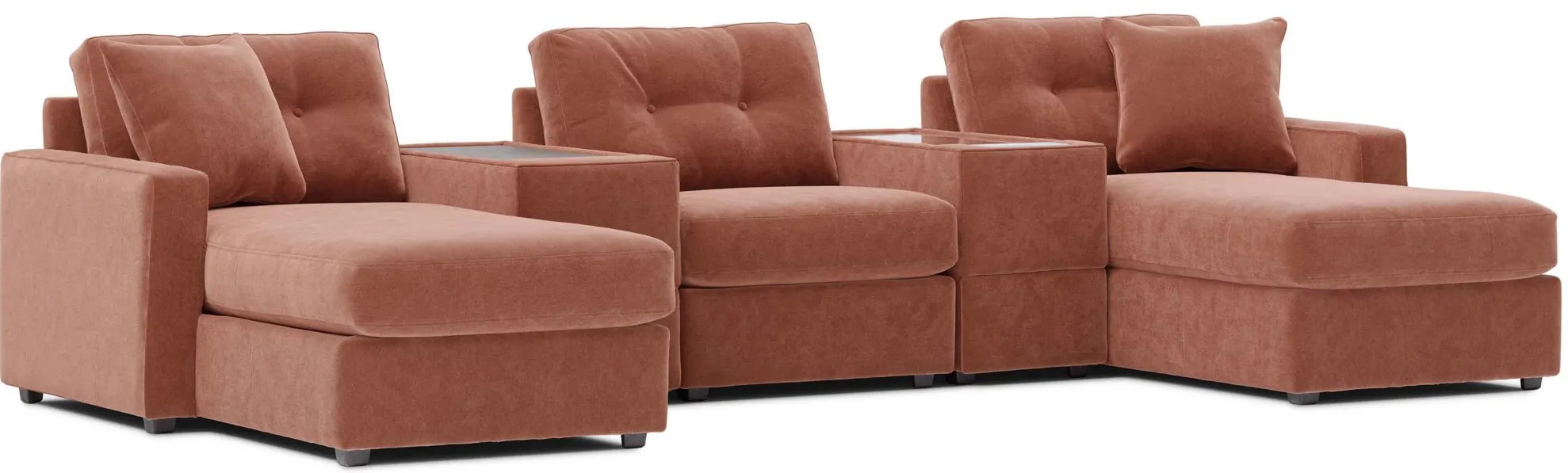 ModularOne 5-pc. Sectional in Cantaloupe by H.M. Richards