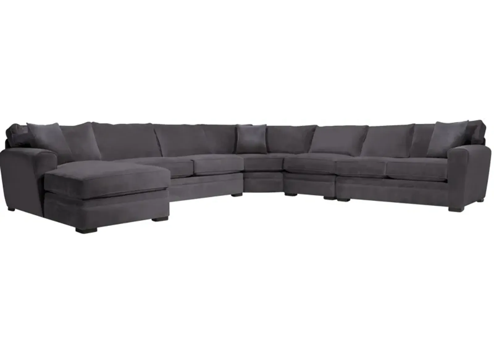 Artemis II 5-pc. Sectional in Gypsy Graphite by Jonathan Louis