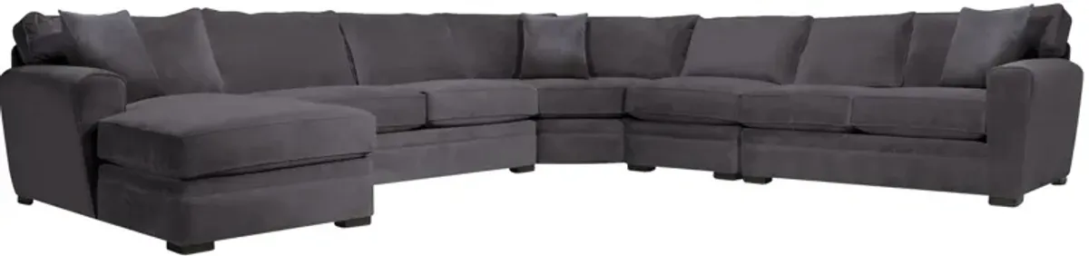 Artemis II 5-pc. Sectional in Gypsy Graphite by Jonathan Louis