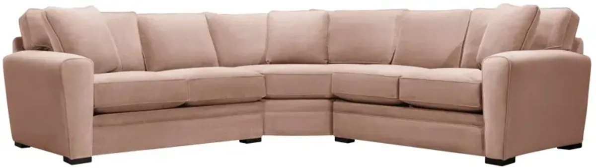 Artemis II 3-pc. Sectional in Gypsy Blush by Jonathan Louis