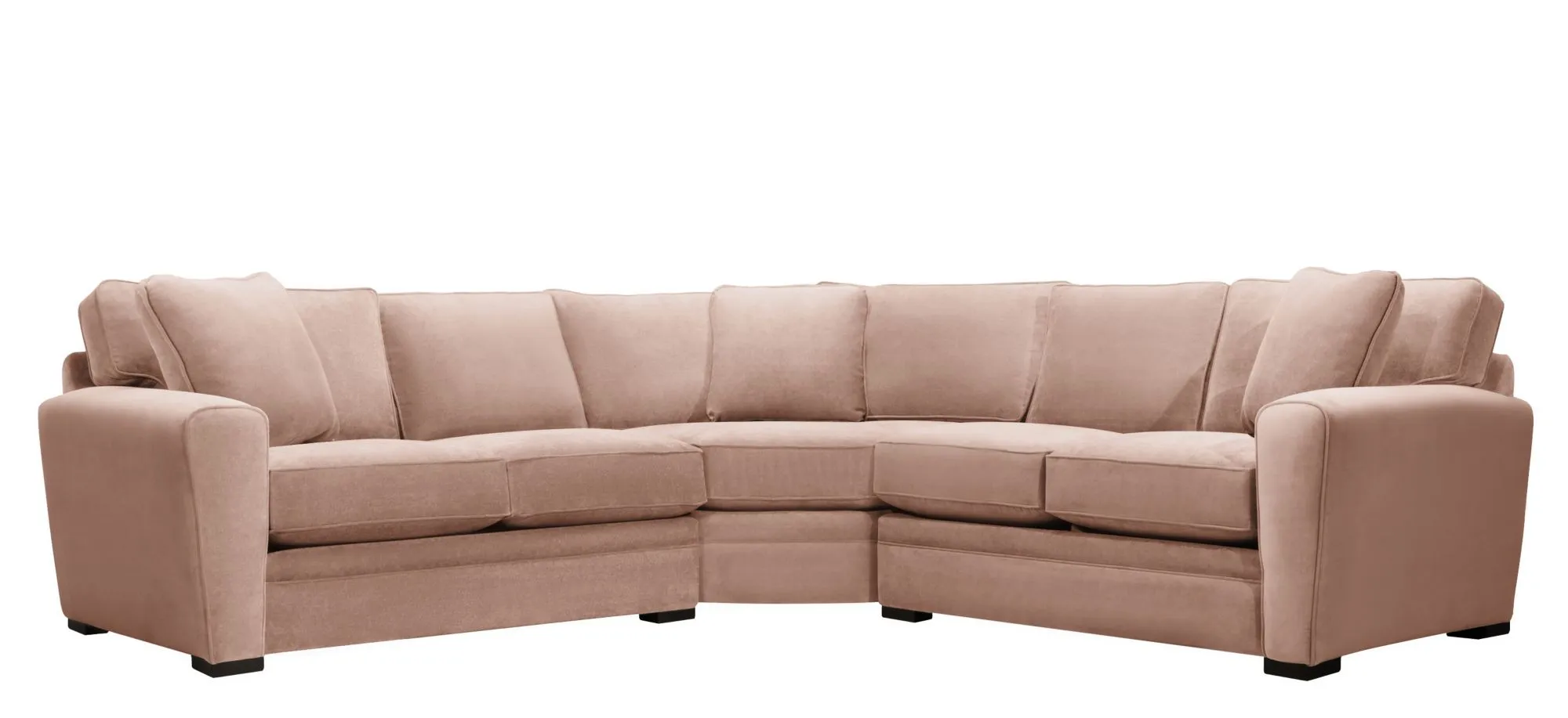 Artemis II 3-pc. Symmetrical Sectional Sofa in Gypsy Blush by Jonathan Louis