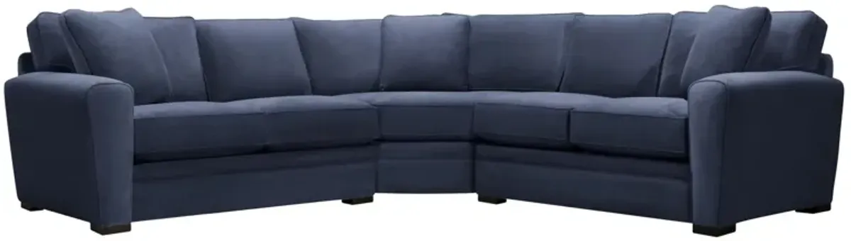 Artemis II 3-pc. Sectional in Gypsy Navy by Jonathan Louis