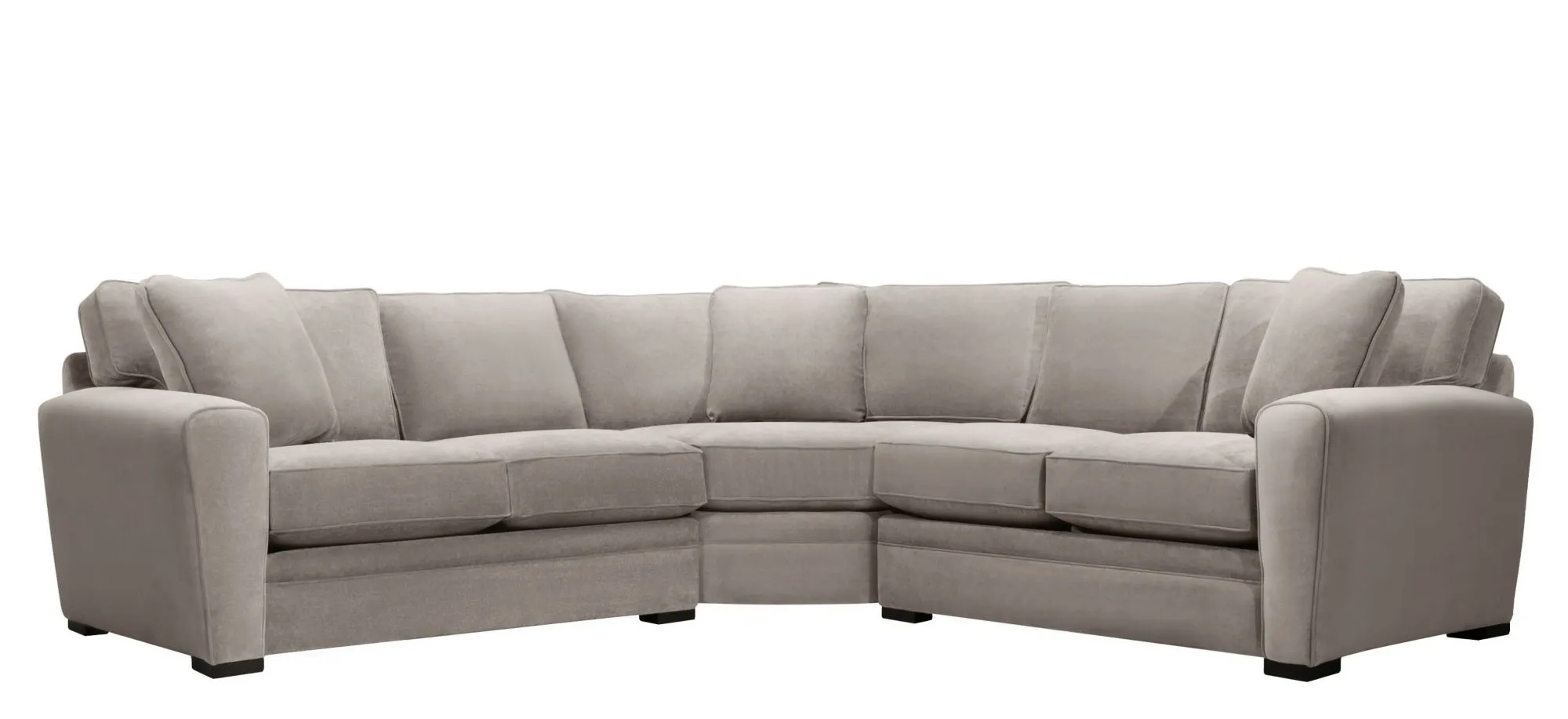 Artemis II 3-pc. Symmetrical Sectional Sofa in Gypsy Platinum by Jonathan Louis