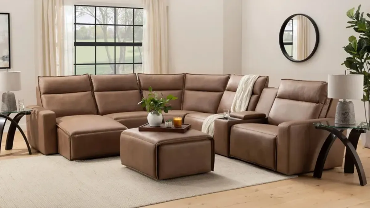 ModularTwo 6-pc. Power Sectional w/ Power Headrest