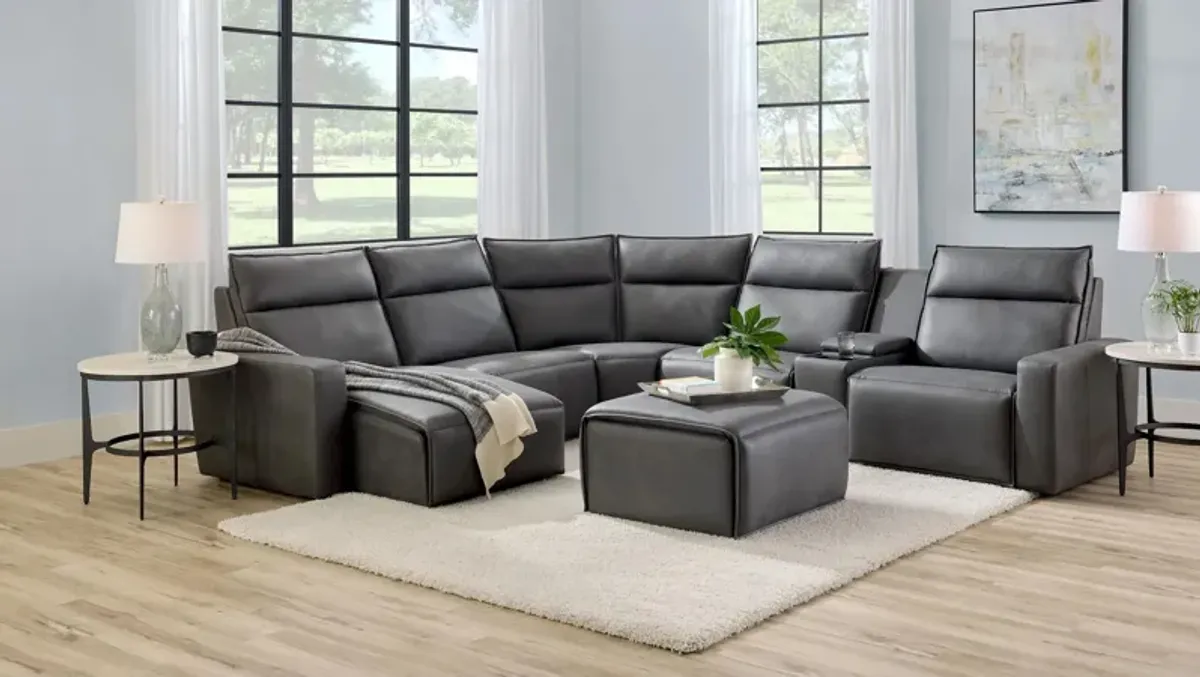 ModularTwo 6-pc. Power Sectional w/ Power Headrest