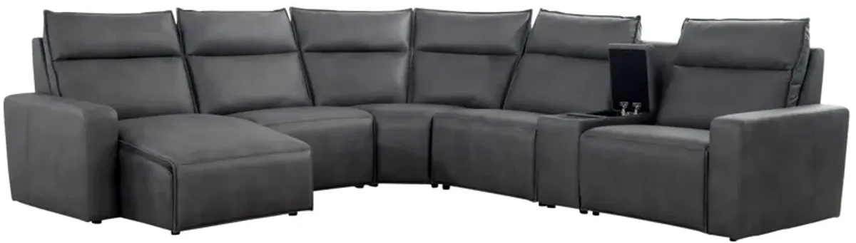 ModularTwo 6-pc. Power Sectional w/ Power Headrest