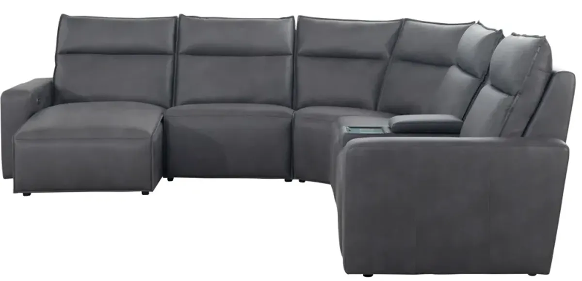 ModularTwo 6-pc. Power Sectional w/ Power Headrest