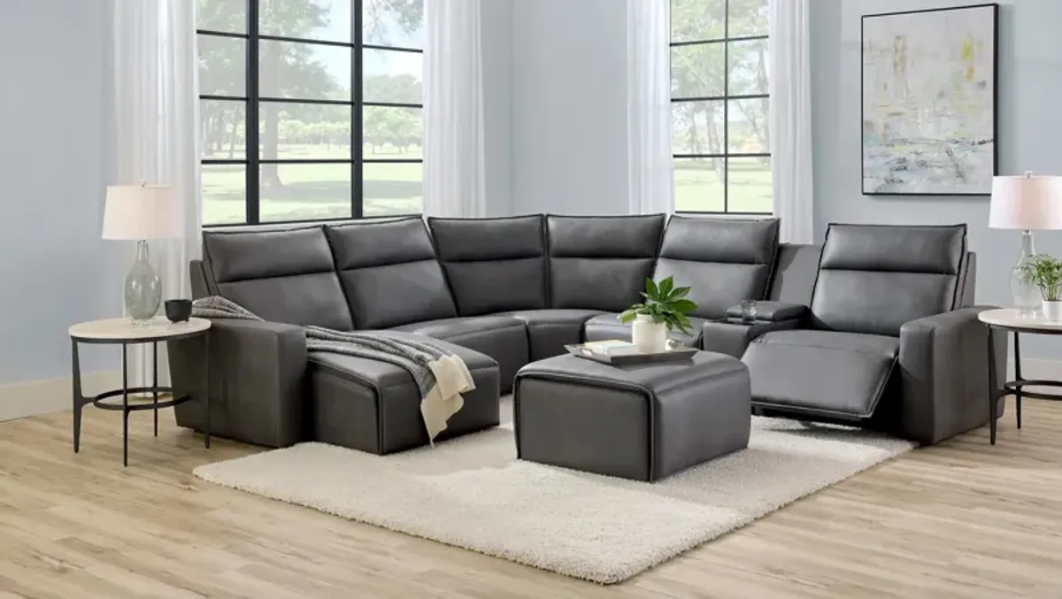 ModularTwo 6-pc. Power Sectional w/ Power Headrest