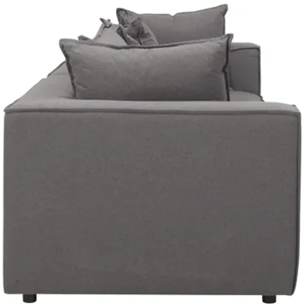 Loris Chenille 3-pc. Pit Sectional