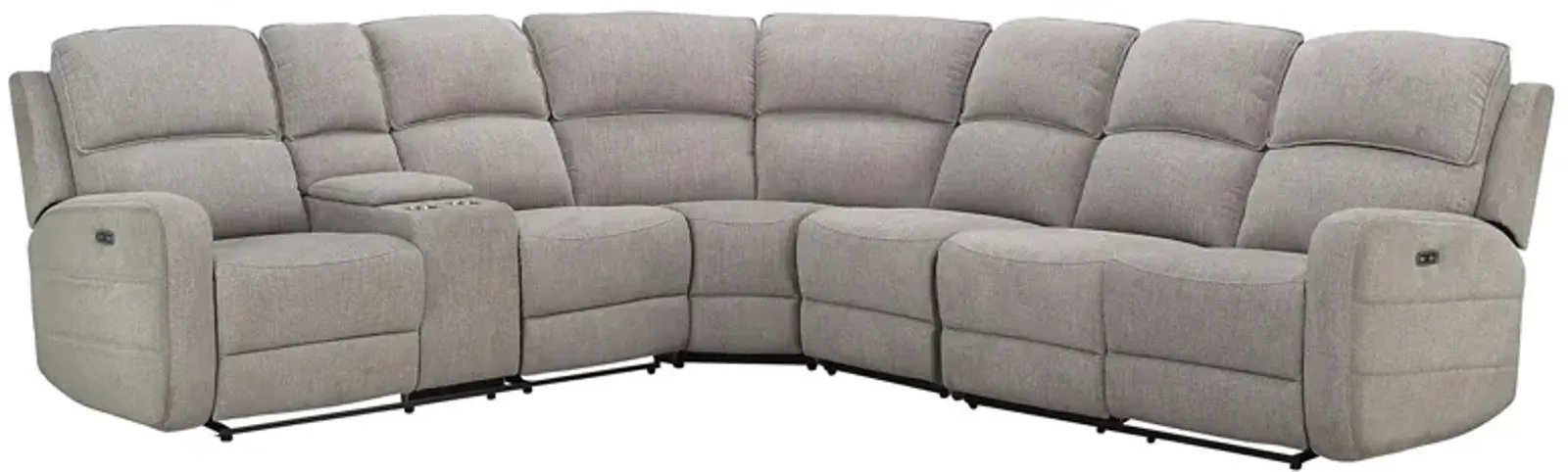 Everitt Chenille 4-pc. Power Sectional