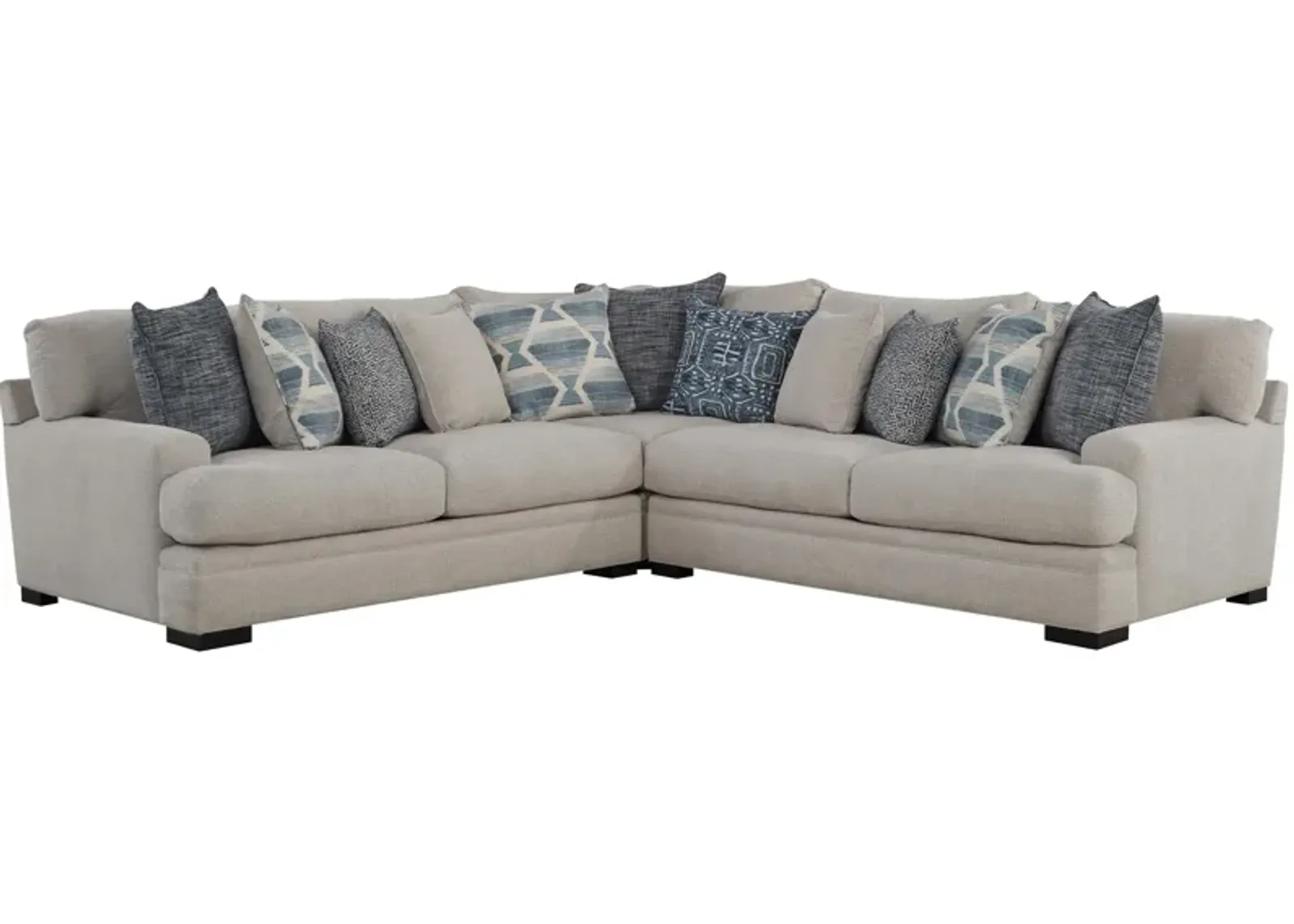 Bayside 3-pc. Sectional Sofa in Beige by H.M. Richards