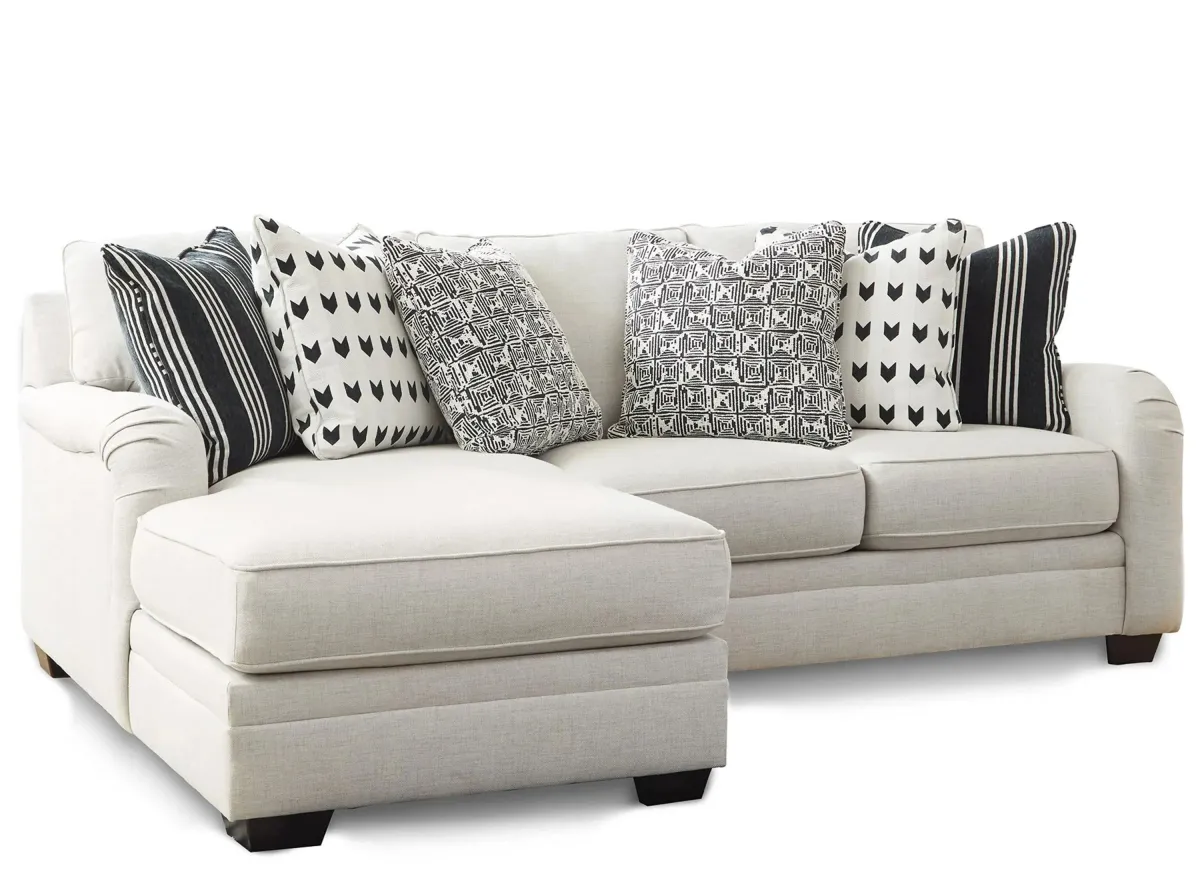 Huntsworth 2-pc. Sectional with Chaise in Dove Gray by Ashley Furniture