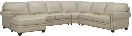 Gilmore 4-pc. Sectional in Off-White by Bellanest
