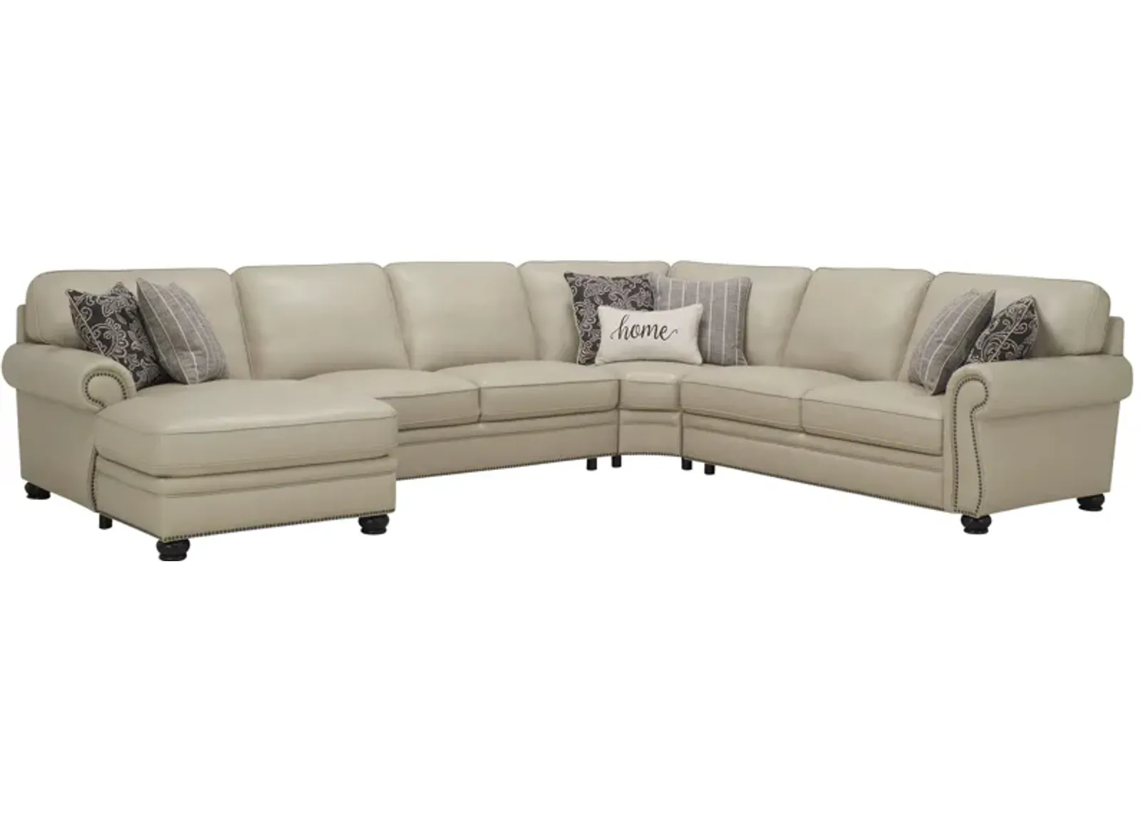 Gilmore 4-pc. Sectional in Off-White by Bellanest